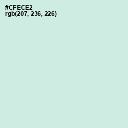 #CFECE2 - Jagged Ice Color Image