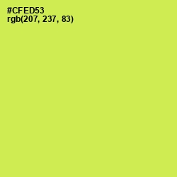 #CFED53 - Wattle Color Image