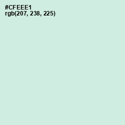 #CFEEE1 - Jagged Ice Color Image