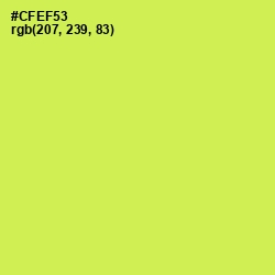 #CFEF53 - Wattle Color Image