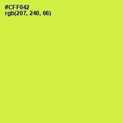 #CFF042 - Wattle Color Image