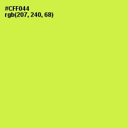 #CFF044 - Wattle Color Image