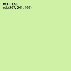 #CFF1A6 - Reef Color Image