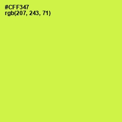 #CFF347 - Starship Color Image