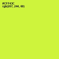 #CFF43C - Pear Color Image