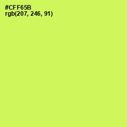 #CFF65B - Sulu Color Image