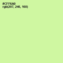 #CFF6A0 - Reef Color Image