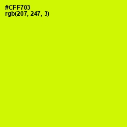 #CFF703 - Electric Lime Color Image