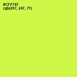 #CFF747 - Starship Color Image