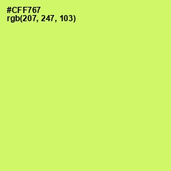 #CFF767 - Sulu Color Image