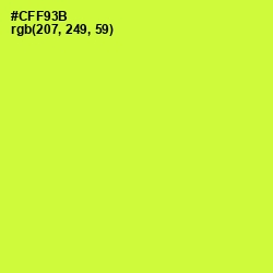 #CFF93B - Pear Color Image