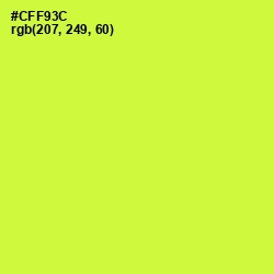 #CFF93C - Pear Color Image