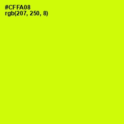 #CFFA08 - Electric Lime Color Image