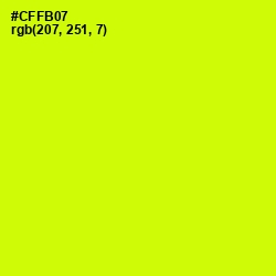 #CFFB07 - Electric Lime Color Image