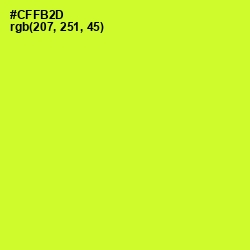 #CFFB2D - Pear Color Image