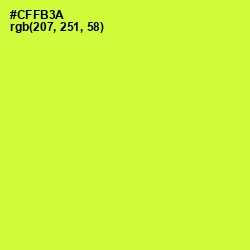 #CFFB3A - Pear Color Image