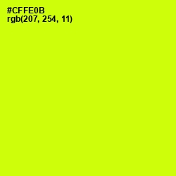 #CFFE0B - Electric Lime Color Image