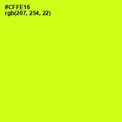 #CFFE16 - Electric Lime Color Image