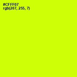 #CFFF07 - Electric Lime Color Image