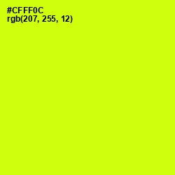#CFFF0C - Electric Lime Color Image