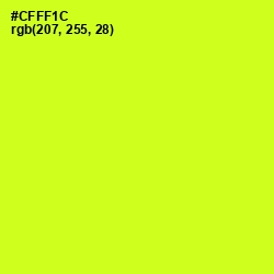 #CFFF1C - Electric Lime Color Image