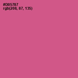 #D05787 - Mulberry Color Image