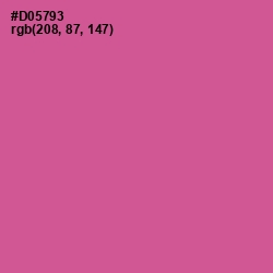 #D05793 - Mulberry Color Image