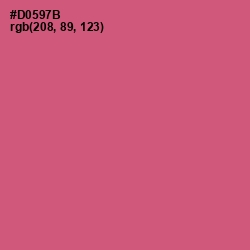 #D0597B - Cranberry Color Image