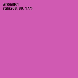 #D059B1 - Hopbush Color Image