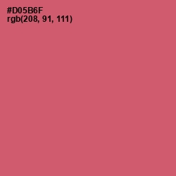 #D05B6F - Cranberry Color Image