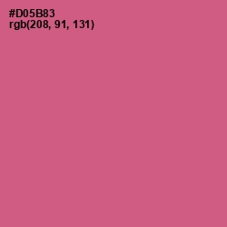 #D05B83 - Mulberry Color Image