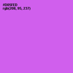 #D05FED - Orchid Color Image