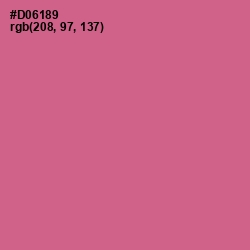 #D06189 - Charm Color Image