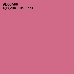 #D06A88 - Charm Color Image