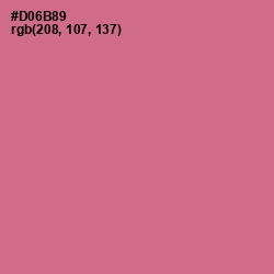 #D06B89 - Charm Color Image