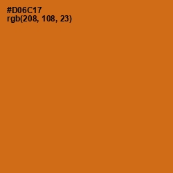 #D06C17 - Hot Cinnamon Color Image