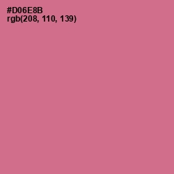#D06E8B - Charm Color Image