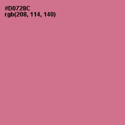 #D0728C - Charm Color Image