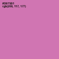 #D075B1 - Hopbush Color Image