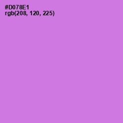 #D078E1 - Heliotrope Color Image