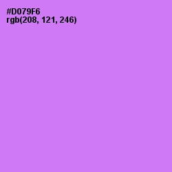 #D079F6 - Heliotrope Color Image