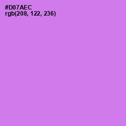 #D07AEC - Heliotrope Color Image