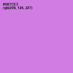 #D07CE3 - Heliotrope Color Image