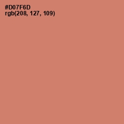 #D07F6D - Japonica Color Image