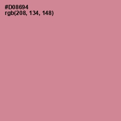 #D08694 - Puce Color Image