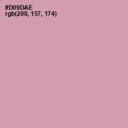 #D09DAE - Careys Pink Color Image