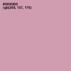 #D09DB0 - Careys Pink Color Image