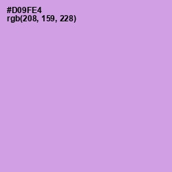 #D09FE4 - Light Wisteria Color Image
