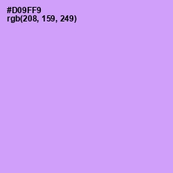 #D09FF9 - Mauve Color Image