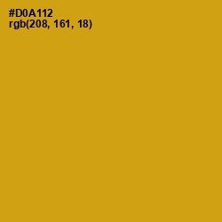 #D0A112 - Buddha Gold Color Image